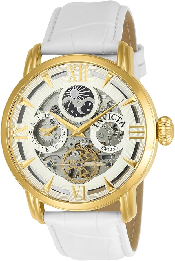 Invicta Men's 22652 Objet d'Art Analog Display Automatic Self Wind White Watch