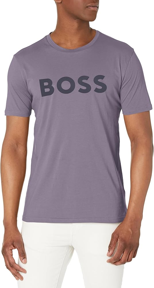 BOSS Men's Bold Logo Short-sleeve Jersey T-shirt