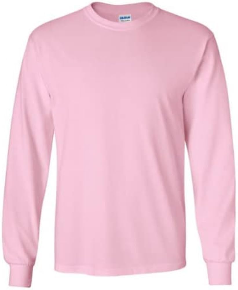 Gildan Long Sleeve (G2400), Ultra Cotton Pink