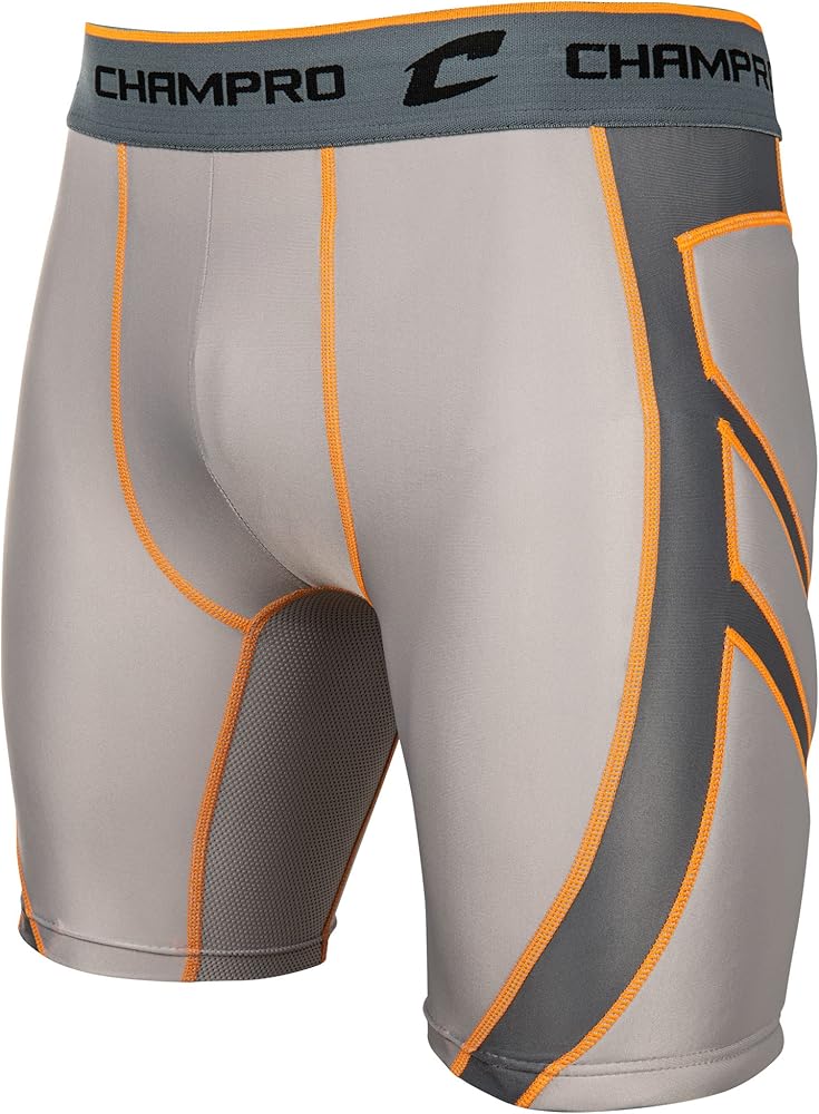 CHAMPRO Men's Wind Up Compression Sliding Shorts