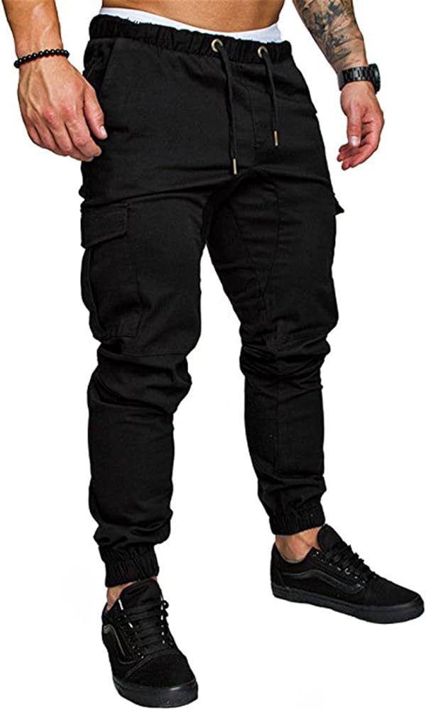 SIR7 Mens Fashion Joggers Sports Pants Athletic Workout Trousers Casual Cargo Pants