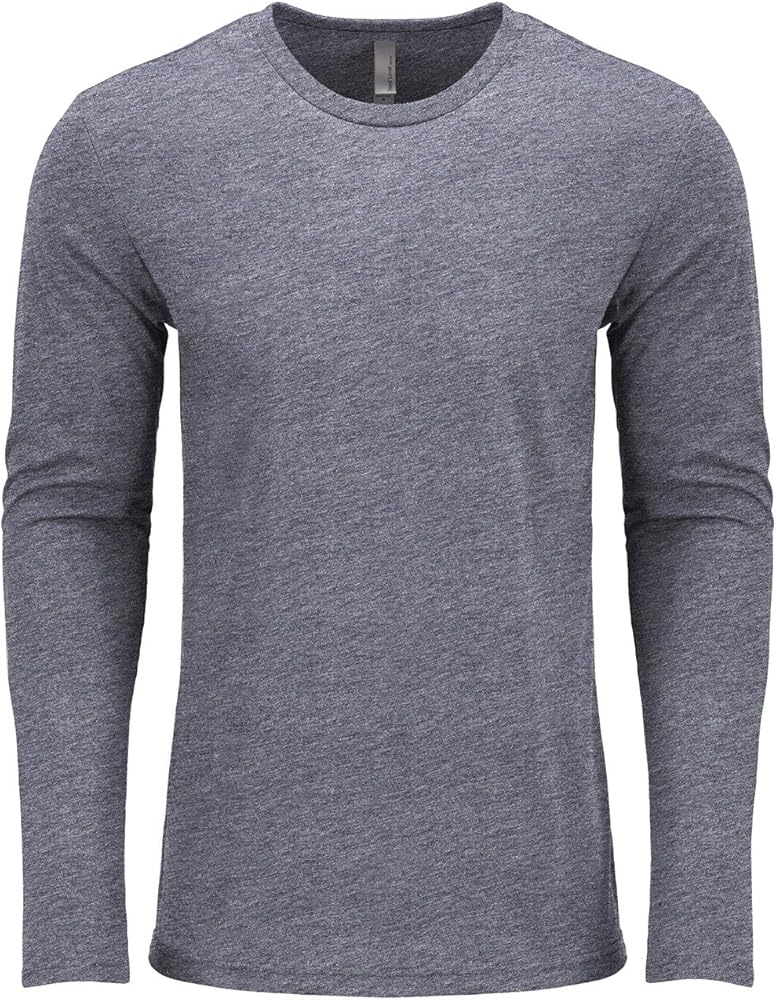 Next Level Mens Triblend Long-Sleeve Crew - PREMIUM HEATHER - XL - (Style # 6071 - Original Label)