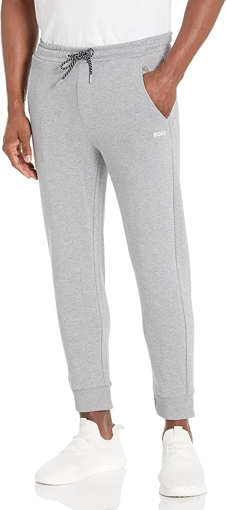 BOSS Men's Tonal French Terry Cotton Sweatpants