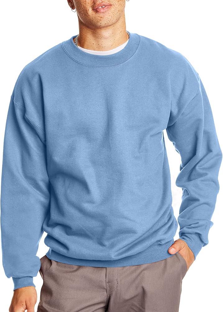 Hanes Mens Ultimate Sweatshirt, Heavyweight Fleece Sweatshirt, Crewneck Pullover For Men