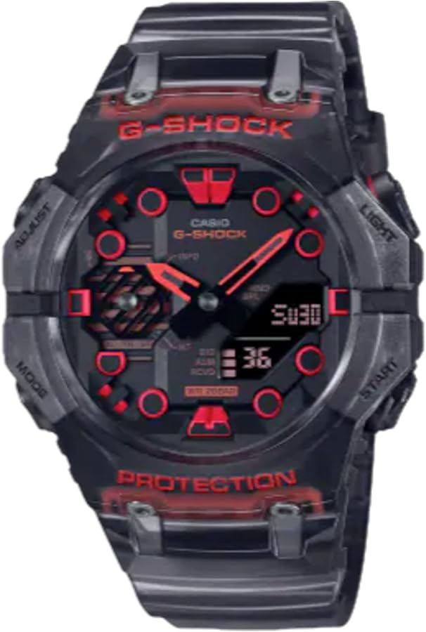 Casio G-Shock Men's GAB001G-1A Clear Black Analog-Digital Watch