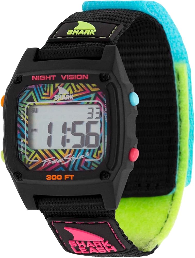 Freestyle Shark Classic Leash Since '81 Neon Wave Unisex Watch FS101117