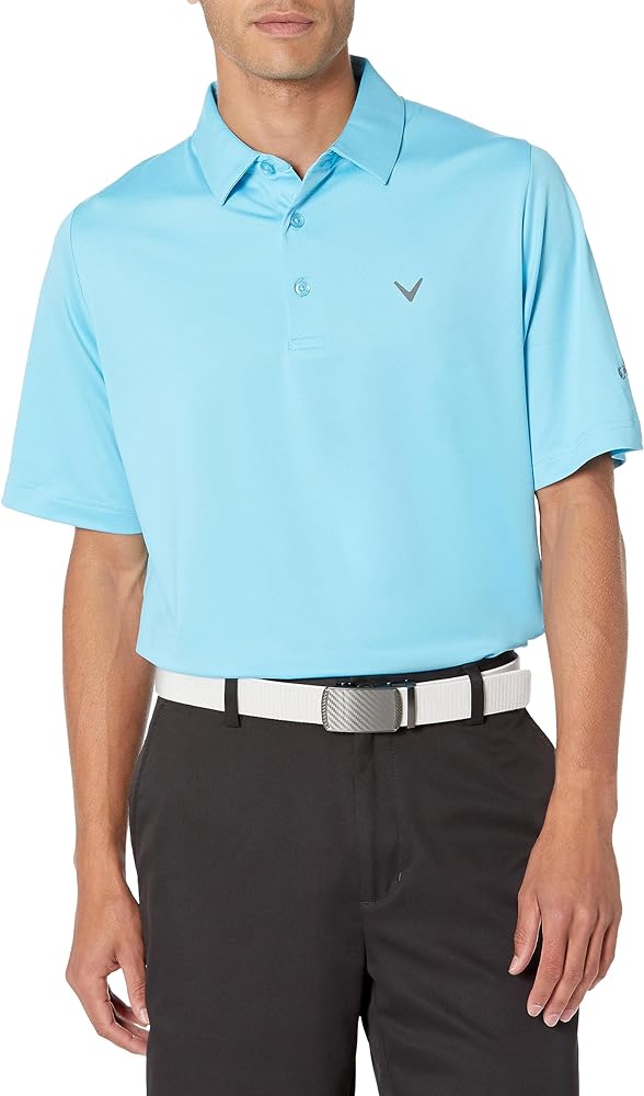 Callaway Men's Performance Short Sleeve Jacquard Polo with Swing Tech