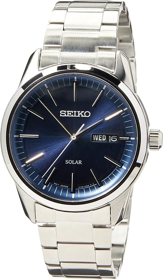 Seiko Herren-Uhr Quarz Edelstahl mit Edelstahlband