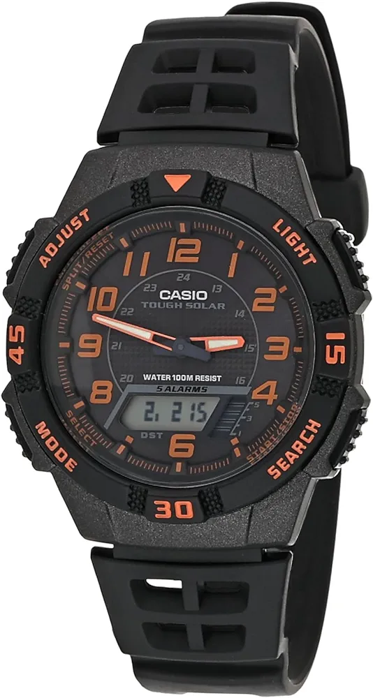 Casio Men's AQS800W Slim Solar Multi-Function Ana-Digi Sport Watch