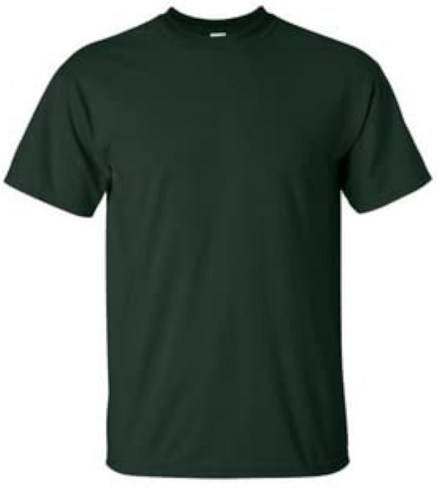 Gildan Unisex, Adult Heavy Cotton T-Shirt (5000). Forest