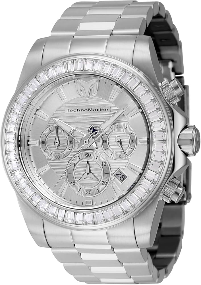 Technomarine Manta Chronograph Quartz Silver Dial Men's Watch TM-222001