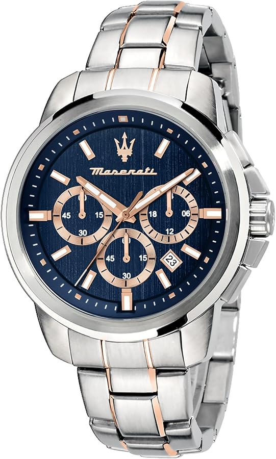 Maserati Men's R8873621008 SUCCESSO Analog Display Quartz Rose Gold Watch