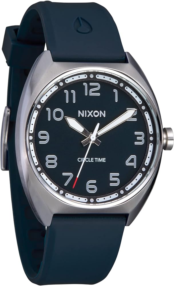 NIXON Mullet A1365-100m Water Resistant Unisex Analog Fashion Watch (38mm Watch Face, 20mm Silicone Band)