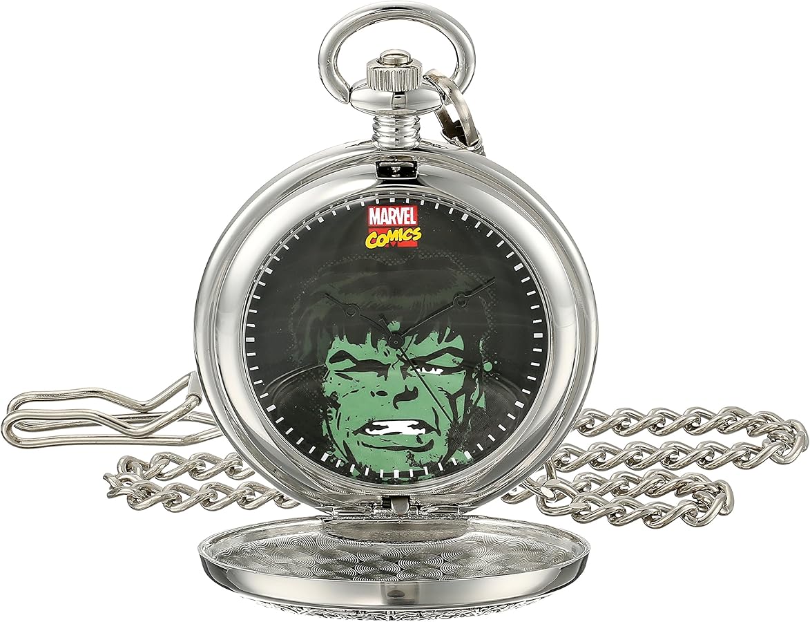 Marvel Men's Hulk W001747 Analog-Quartz Pocket Watch