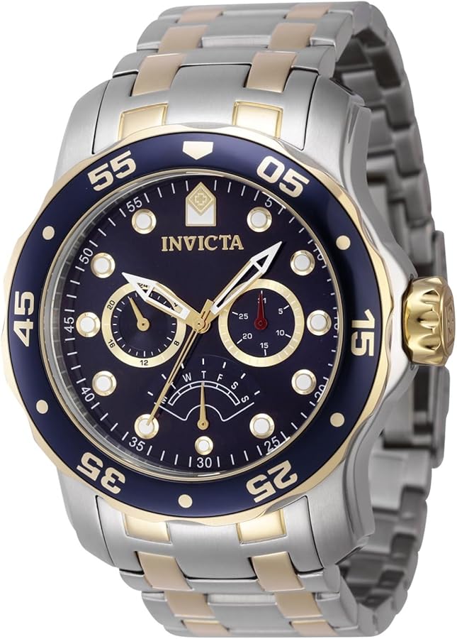 Invicta Men's Pro Diver 48mm Stainless Steel Quartz Watch, Two Tone (Model: 47001)