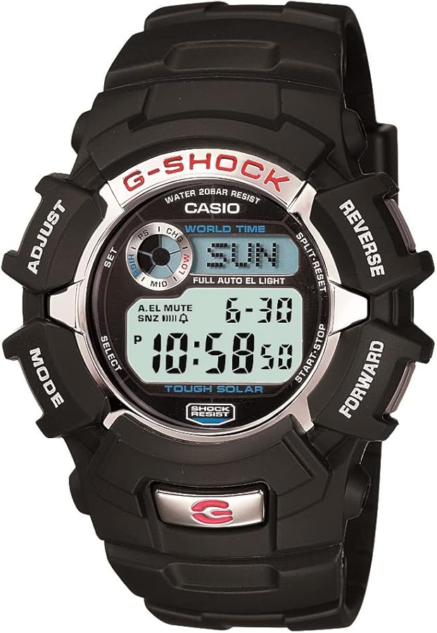 Casio Men's G2310R-1 G-Shock Tough Solar Power Digital Sports Watch