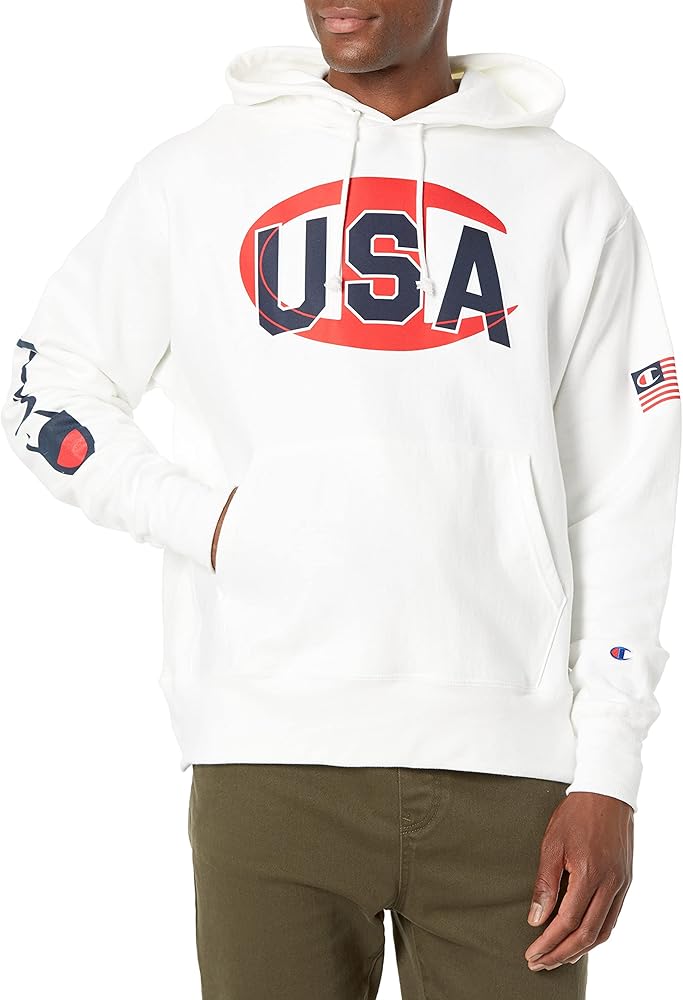 Champion Men'S Reverse Weave Hoodie, Amazon Usa Exclusive