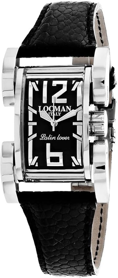 Locman Men's Latin Lover Black Dial Watch - 502BK/BK