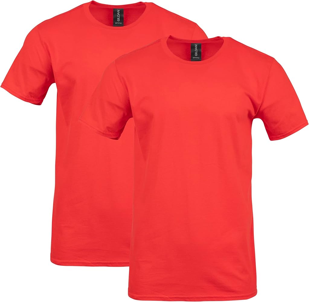 Gildan Unisex-Adult Softstyle Cotton T-Shirt, Style G64000, Multipack