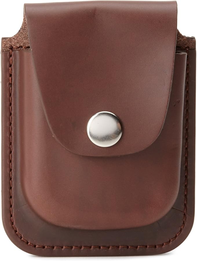 Charles-Hubert, Paris 3572-5 Brown Leather 56mm Pocket Watch Holder