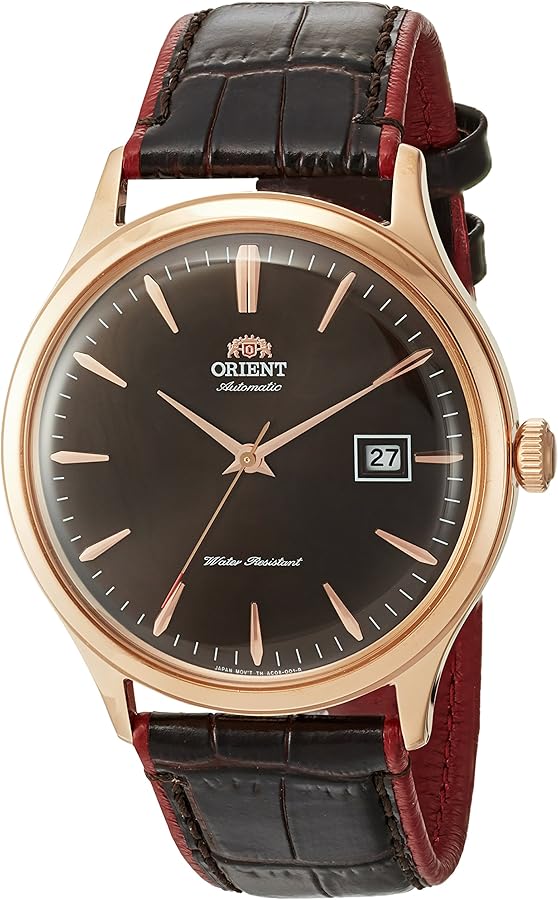 Orient 'AC08 V4' Japanese Automatic/Hand Winding Stainless Steel and Leather Dress Watch