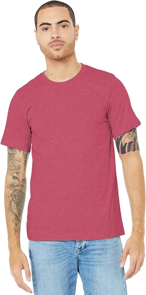 Bella+Canvas Men's Taped Shoulders Crewneck T-Shirt