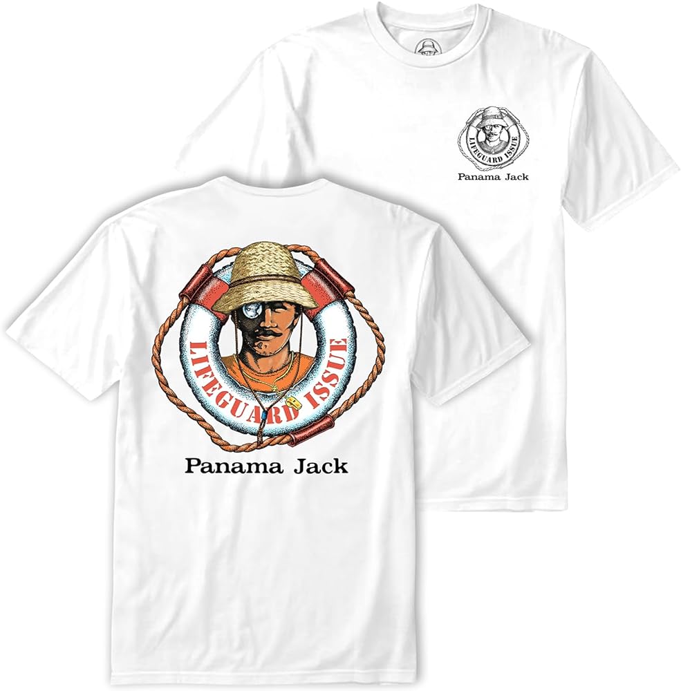 Panama Jack Lifeguard Issue T-Shirt, Lightweight, Breathable