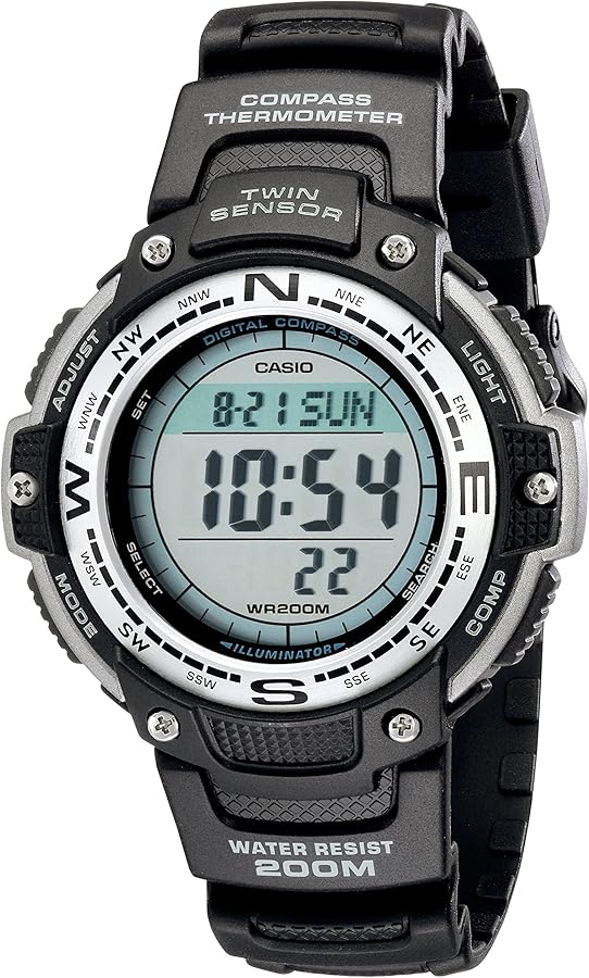 Casio Men's SGW100-1V Digital Compass Twin Sensor Sport Watch