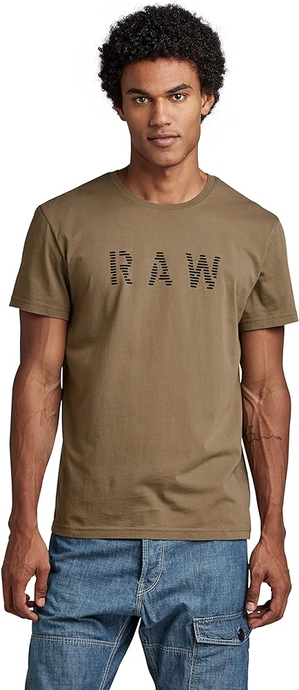 G-STAR RAW Men's Holorn Graphic Crew Neck Short Sleeve T-Shirt