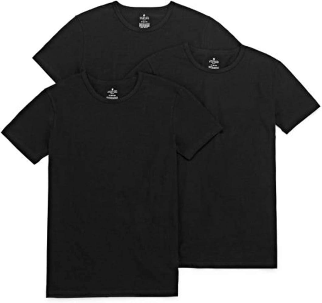 Stafford 3 Pack Heavyweight Cotton Premium Crewneck T-Shirts