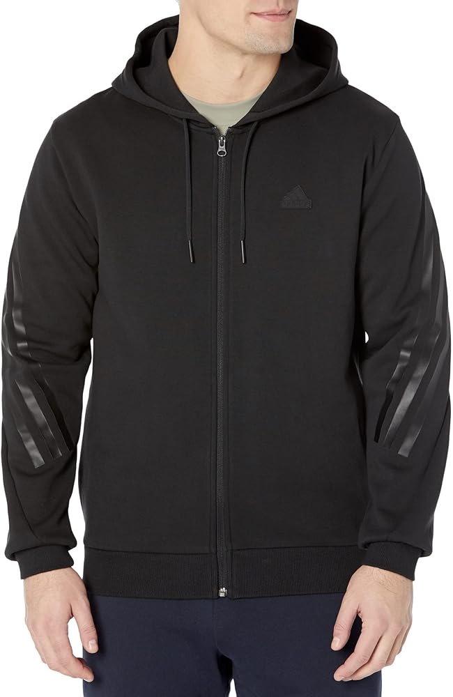 adidas Men's Future Icon 3-Stripes Full-Zip Hoodie