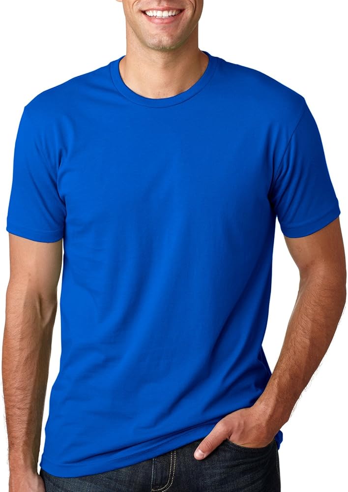 Next Level Mens Premium Fitted Short-Sleeve Crew T-Shirt - X-Large - Royal