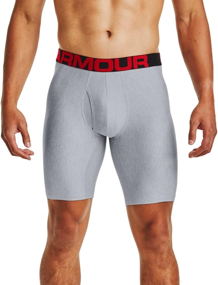 Under Armour Men's Multi-pack Performance Tech Boxerjock Brief, 9" Inseam, All-day Comfort & Soft