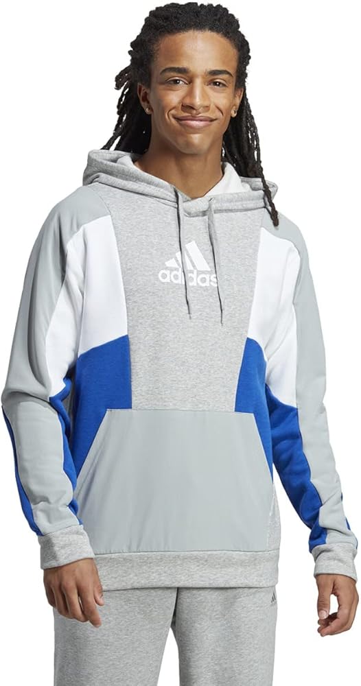 adidas Men's Tall Size Essentials Colorblock Hoodie