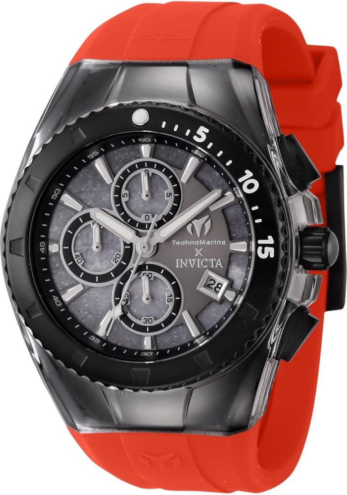 Invicta TechnoMarine X Five Elements Space Men's Watch with 3 Interchangeable Straps- 44.5mm (TM-122002)