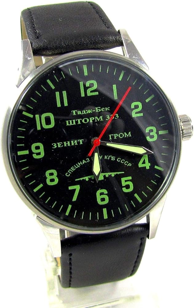 Raketa Aviator Mens Wrist Watch Storm 17 Jewels 2609 USSR Rare Mens Wrist Watch Vintage