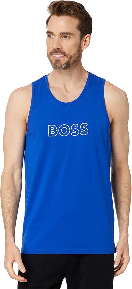 BOSS Men's Big Logo Beach Tank Top