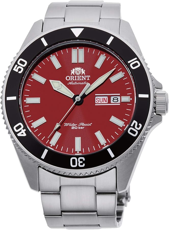 ORIENT Kano/Big Mako Men's Automatic Manual Winding Mechanical Sports Steel Silicone Wrist Watch - Underwater