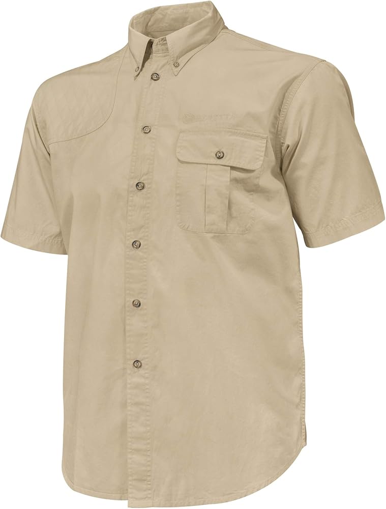 Beretta Men's Hunting Lightweight Cotton Tm Short Sleeve Shooting Shirt