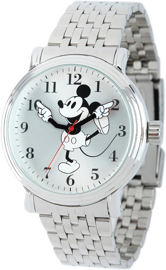 Disney Mickey Mouse Adult Vintage Articulating Hands Analog Quartz Watch