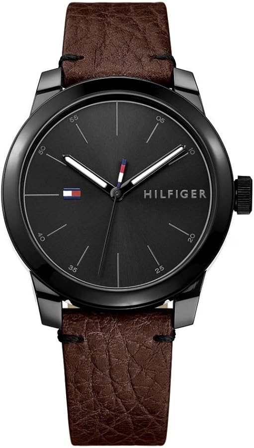 Tommy Hilfiger Men's Quartz Watch with Black Dial (Model: 1791383)