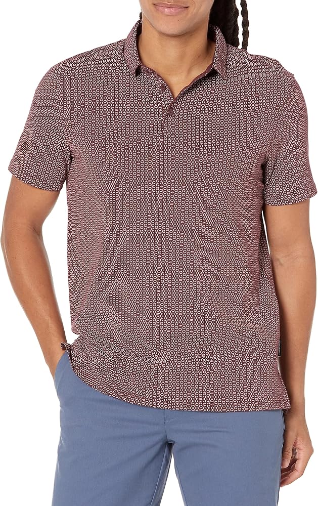 Armani Exchange Men's Regular Fit Cotton Jersey Micro Printed Logo