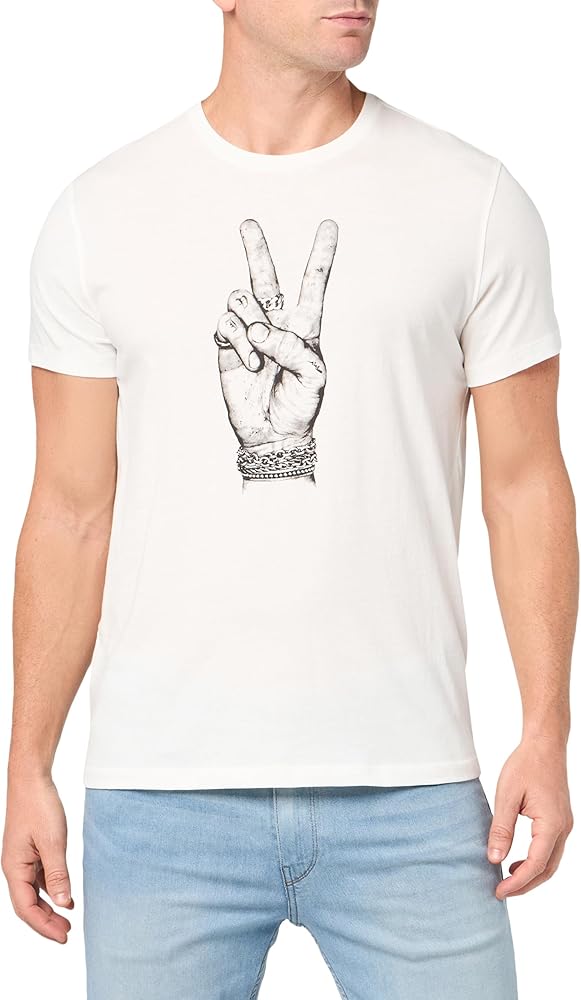 John Varvatos Men's Tough Peace Tee