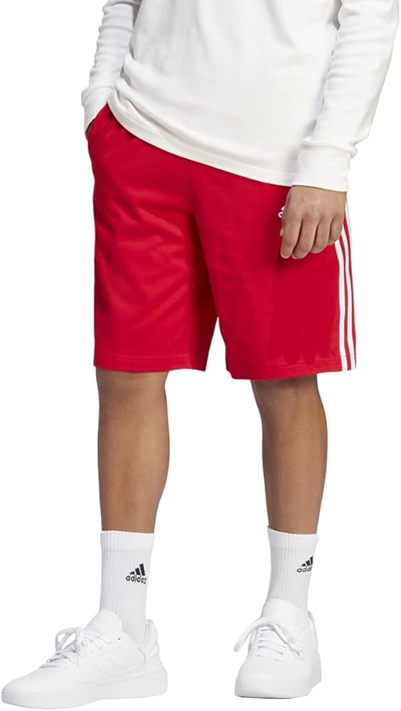 adidas Women's Essentials Single Jersey 3-Stripes Shorts