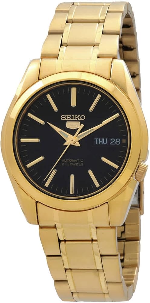 Seiko 5 Automatic Black Dial Men's Watch SNKL50K1