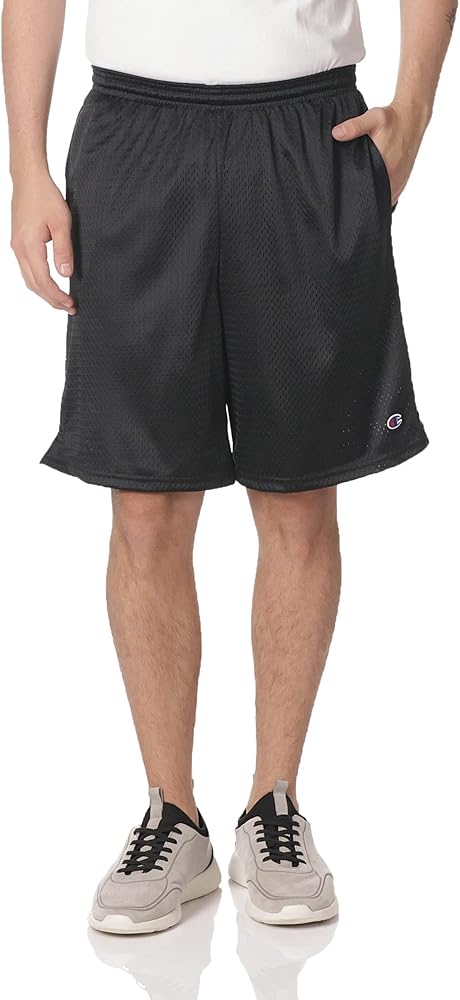 Champion Men's Long Mesh Short with Pockets