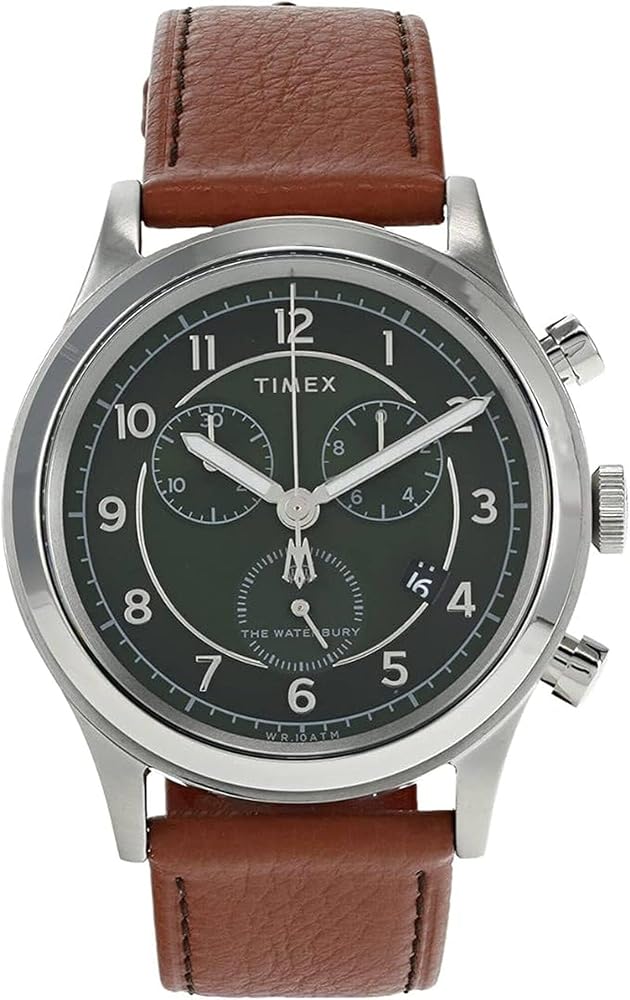 Timex 42 mm Waterbury Traditional Chronograph Stainless Steel Case