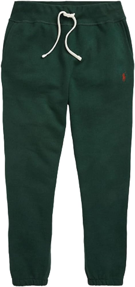 POLO RALPH LAUREN Men's Athletic Fleece Elastic Band Bottom Sweatpants (XXL, ClgGreen)