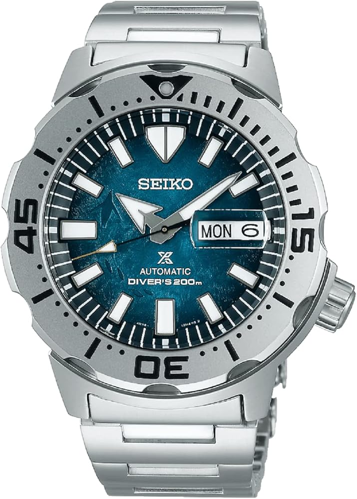 Seiko Prospex"Antarctica Monster" Diver's 200m Automatic Blue Dial Watch SRPH75K1