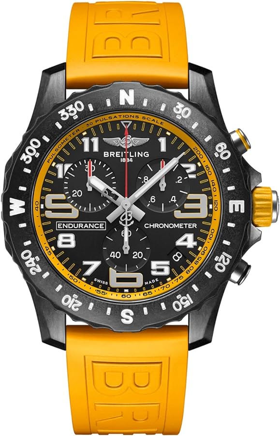 Breitling Endurance Pro Breitlight Yellow Black Super sports mens Quartz Watch